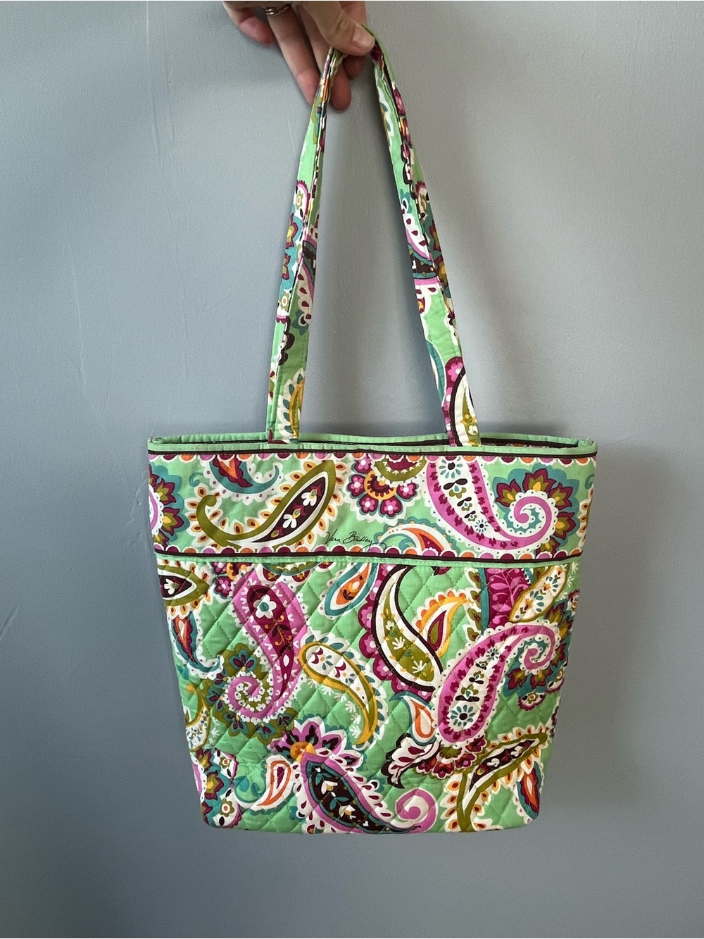 Vera Bradley Retired Tutti Frutti Everyday Quilted Tote- Excellent Condition!